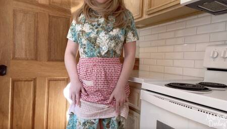 Housewife Apron Fetish JOI and Tease
