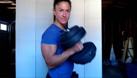 Humiliating Your Manhood With my Dominating Biceps