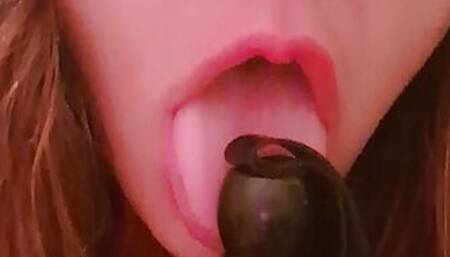 Blowing my toy