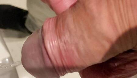 Public toilet piss