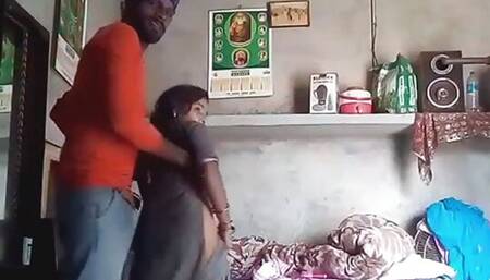 Indian desi bhabhi fucked dever beautiful village sex Dehati romantic doggy style with Sushma