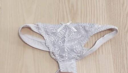 Enjoying wife and her friends panties part 2