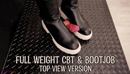 Fullweight Cock Trample & Bootjob in Leather Boots with TamyStarly (Top Version) - Bootjob, Ballbusting, Femdom, Shoejob, Crush, Ball Stomping, Foot Fetish Domination, Footjob, Cock  Board