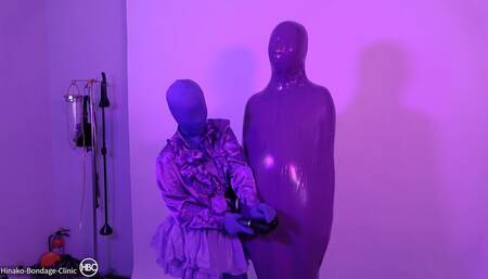 Welcome! Purple Mummification in Purple Fetish World!