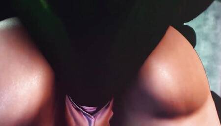 Tentacles fuck a girl