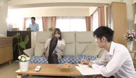 Arare Mochizuki - Tutor Seduces Virgin. Irresistible Knee High Stockings -2