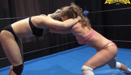 Afina vs Viper - Female Pro-Wrestling Fight - RM200 - HD720