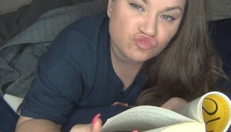 Lip Smelling Reading A Chapter Of My Book (MP4) ~ MissDias Playground