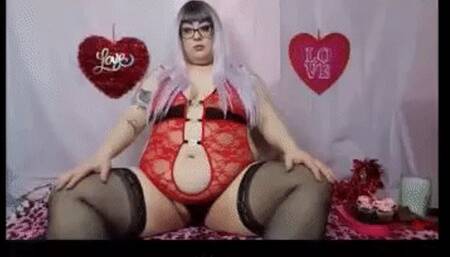 BBW Squirting Valentine's Day Masturbation 720p
