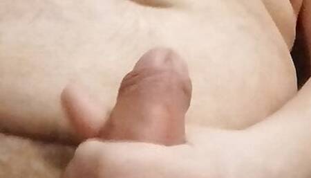 Big Buffy Bear Cums Thick Dick Balls