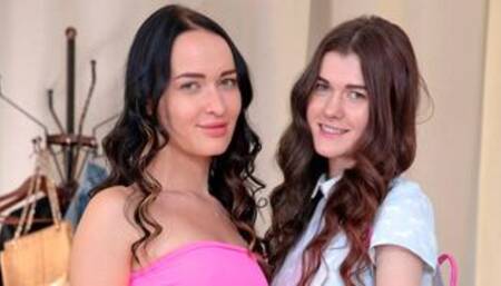 Bi-Curious Teen Cuties Have a Wildly Twisted Threesome