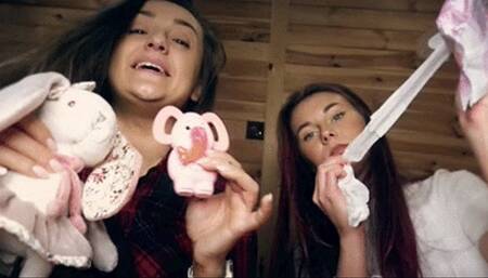 TWO babysitters change diaper wmv