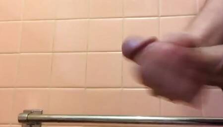Desperately Needed to Drain My Swollen Balls - Public Bathroom