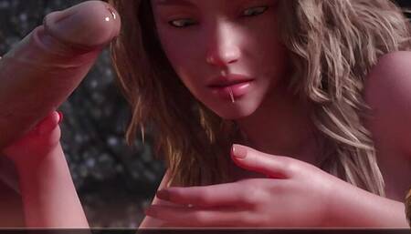 (TGO) Treasure Of Nadia - Story scenes #9 - Kaley Babe First time Eating Sperm - NLT media