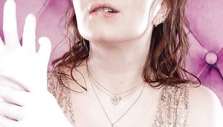 ASMR: upgraded braces with chain-link rubber bands and nitrile gloves (Arya Grander)