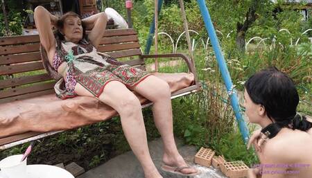 RAISA - Great summer morning for step-granny! (HD)