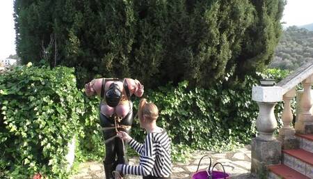 Titslave Eva - Cruel Predicament Breast Bondage Walk - The Challenge gets harder- Part 2 wmv HD
