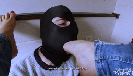 Painful Footgagging Initiation