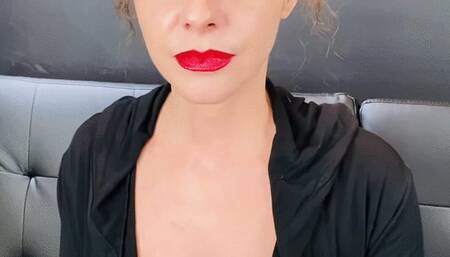 Smoking VS120s with Hair in Bun