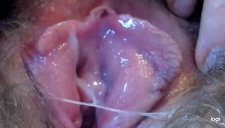 Hairy pussy in close up to cam mp4