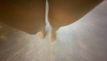 Carissa in the Rec Center pool and hot tub