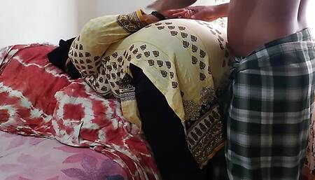 55 year old Pakistani Ayesha Aunty hands tied from behind and fucked hard in the ass and cums a lot - Hindi & Urdu