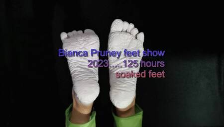 Bianca Pruney feet 2023   125 hours wet