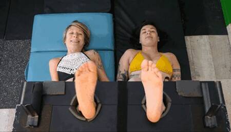 LILIE & CAMILY ARE BACK FOR A COMMON FOOT TICKLING - HD