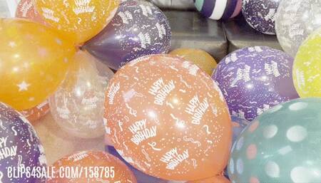 Balloon Fetish With Ballon Popping