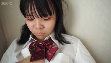 Japanese school girl with big boob shows nasty asslicking and titsfuck, then gets creampied