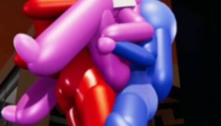 Among Us Pink Gets Hard DP Threesome