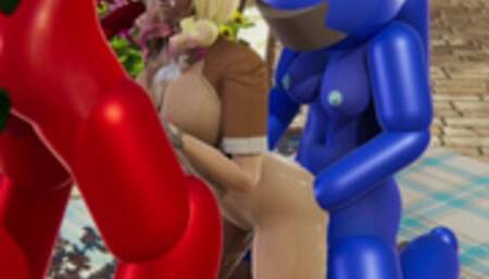 Among Us Vs Fortnite (Blue and Red Fuck Penny) (futa, japanese)