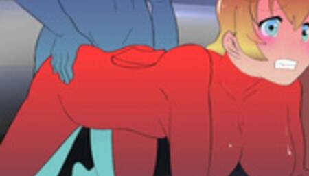 AMONG US HENTAI BLUE RED FUCK BIG TITS