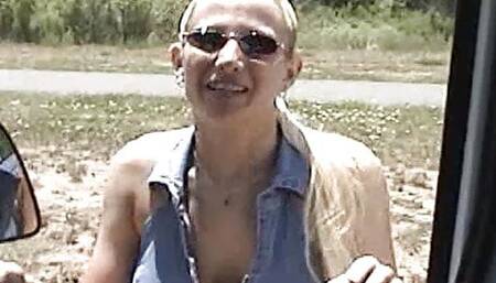 Magnificent big boobed slut gives great head