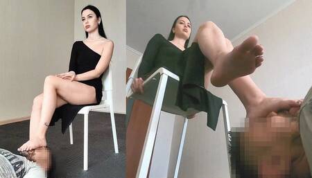 Hanna - Footstool - Mix - Part3 (footlicking part1) (720p)