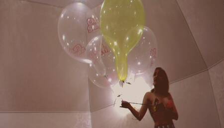 Alla makes B2P four flying balloons of 16-17 inches!!!