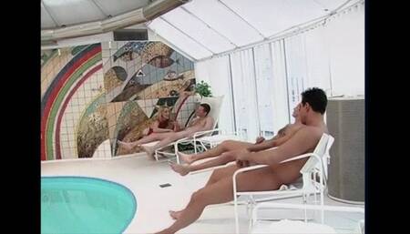 Dara Double Vaginal Gang Bang By The Indoors Pool! (mp4)