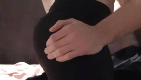 Doggystyle fuck with cumshot on her back