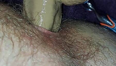 Pounding myself out with my dildo, feet too :)