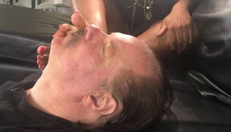 Foot Slave Sucking Toes