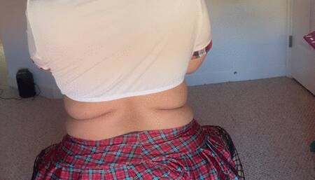 Fishnet Ass Worship Rip-off Tease