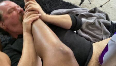 This Foot Slave is so Lucky