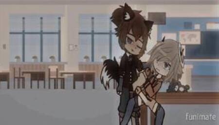 School fuck >< //this is when they where in high school//