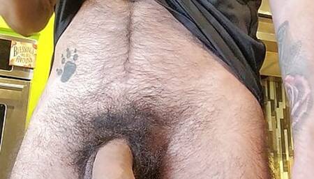 Sweaty balls after work out part 2