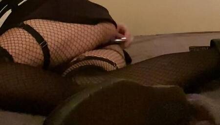 Young sexy sissy crossdresser anal fun