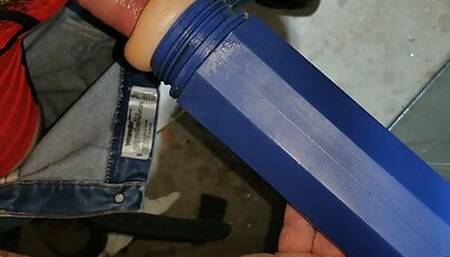 Fucking my Fleshlight Leads to Loud Intense Climax