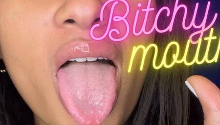 Bitchy Lips Mouth Fetish