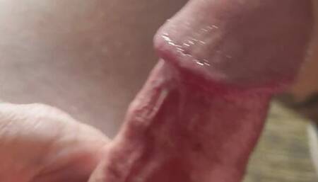 Jerking my big cock