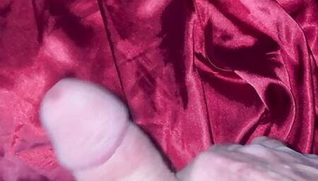 Cumming on my buddys silk boxers