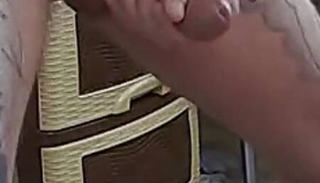 girlfriend sucks my dick licks balls and gets a huge cumshot